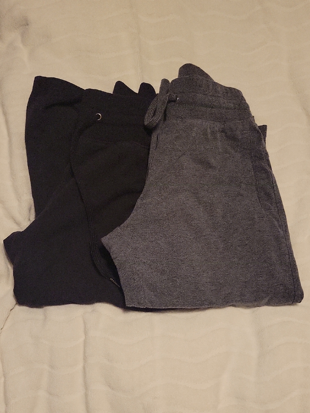 Lot Of 2 Tek Gear Capri Pants, PXS, Petite XS -X Small, Black, Charcoal